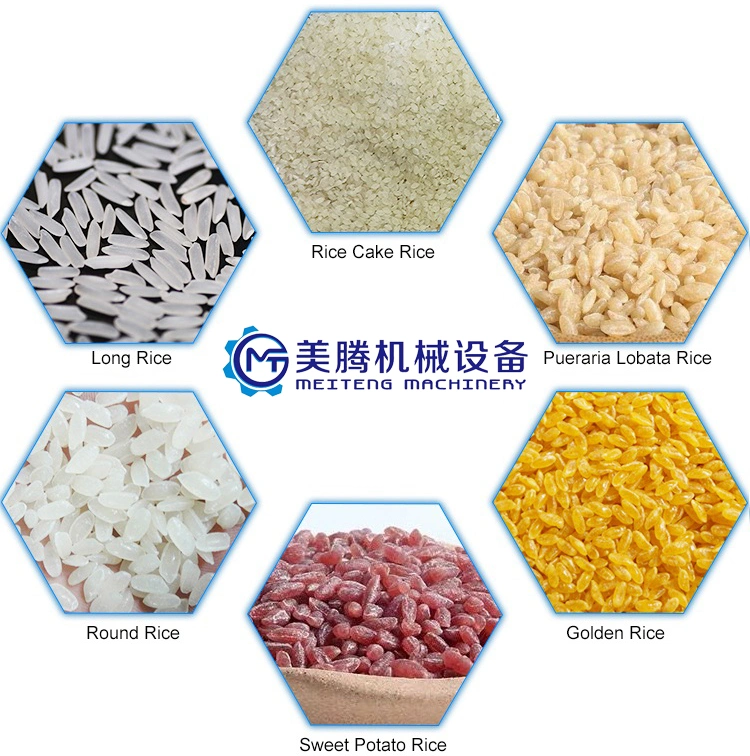 Stainless Steel Extrusion Nutritional Processing Making Artificial Rice Machine