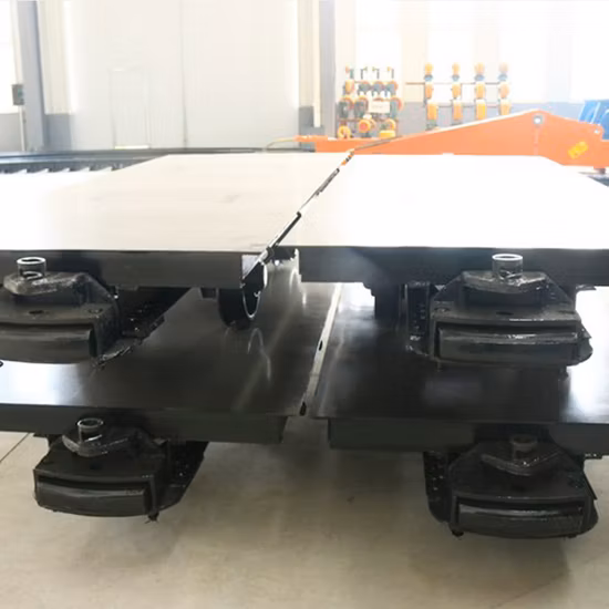 Maquinaria de carbón para minería Vagón ferroviario plano Vagón minero plano